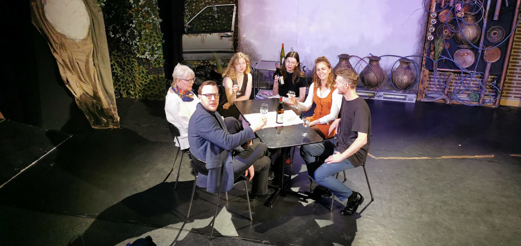Gruppfoto av Blossateatern